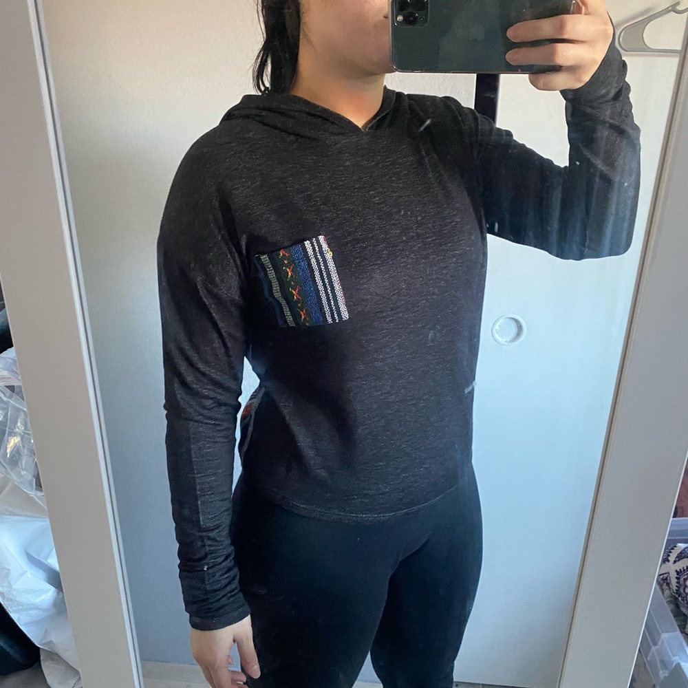 Skönhet Woven Back Hoodie